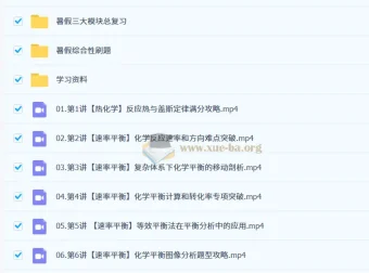 郑瑞高二化学一轮秋季班课程