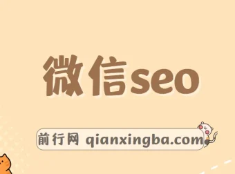 秦志刚微信SEO课程