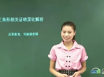 众享教育刘丽娟初三数学同步基础课（北师版）