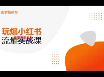 辛言小红书种草流量实战班：玩转内容营销