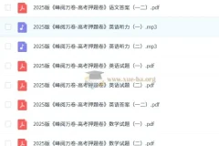 张雪峰《峰阅万卷-高考押题卷》