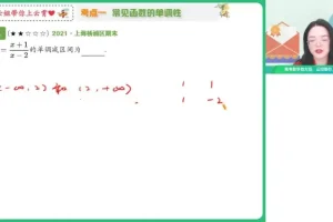 谭梦云高一数学冲顶班：函数与不等式专题突破