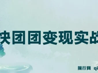 快团团变现实战营：千万级流水团长带你实战快团团