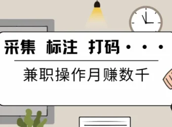 线上数据采集、标注、打码兼职教程