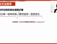 高一语文刘雯韬专题课：古诗文与小说阅读技巧精讲