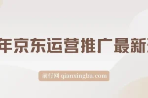 2025年京东运营推广最新玩法课程