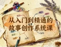 故事创作从入门到精通系统课：汤小小等大咖联合授课