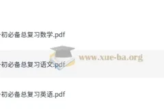 小升初语数英必备总复习资料