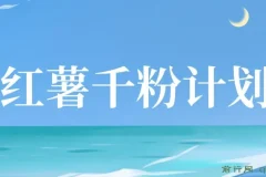 红薯千粉回收计划：单账号收益50+，支持矩阵操作