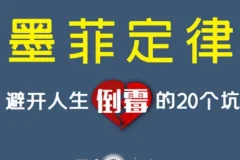 《墨菲定律：避开人生倒霉的20个坑》音频课程