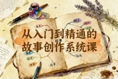 故事创作从入门到精通系统课：汤小小等大咖联合授课