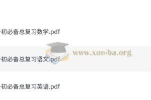 小升初语数英必备总复习资料