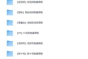 全网最全视频剪辑课程大合集：涵盖各大剪辑软件，零基础到精通