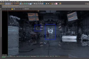 C4D+OC赛博朋克影视大场景综合实战教程 – 带工程文件