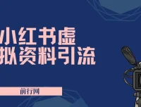 小红书虚拟资料引流课程：新手变现、老手精准引流，轻松日赚过千