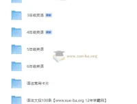 小学英语语法专题学习资料包