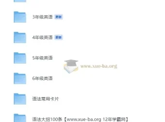 小学英语语法专题学习资料包