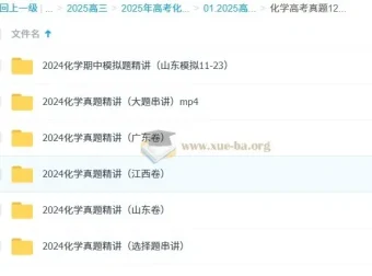 政哥李政高中化学2025高三高考真题12小时精讲班