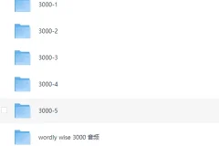 顶级核心词汇外教课《Wordly Wise 3000》（视频+音频）