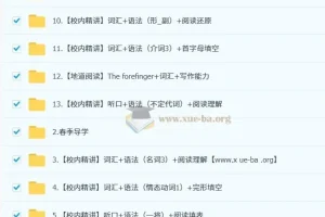 杜德红初一英语春季上学期全国版A+培训班含讲义练习