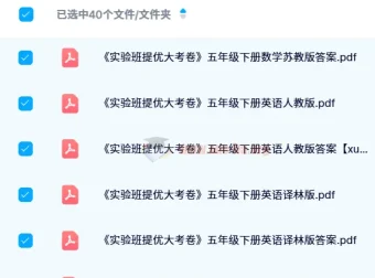 2024春 实验班提优大考卷