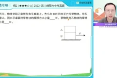 2023初三物理A+班：付雷中考物理冲刺全攻略