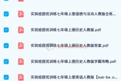 初中实验班提优训练