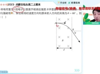2025届高二物理尖端班：电磁感应、电学实验与动量专题课程