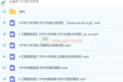 初三中考物理杜春雨S春季班上下