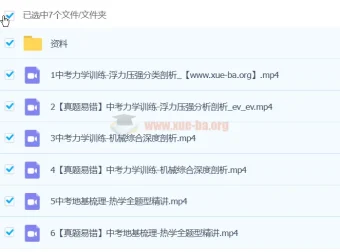 初三中考物理杜春雨S春季班上下