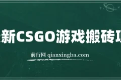 CSGO游戏搬砖项目：零基础小白也能月入过万