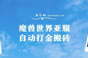 魔兽世界亚服自动打金搬砖教程：掌握脚本矩阵操作，单账号收益可观