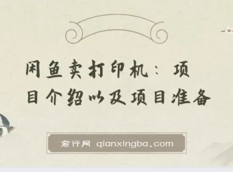 2024闲鱼卖打印机最新玩法，月入3万