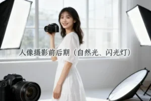 人像摄影前后期（自然光、闪光灯）课程