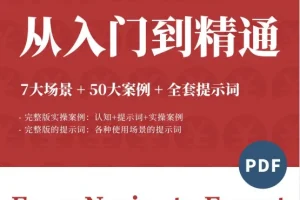 《DeepSeek觉醒学院内部资料：7大场景+50大案例+全套提示词》