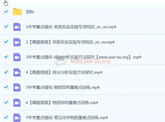 陈潭飞初三中考化学2024春季S班课程