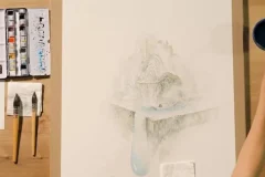 零基础水彩绘画入门：43节视频课从工具到创作