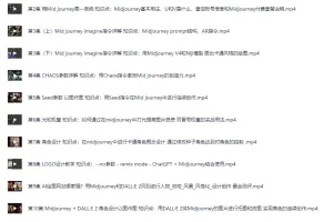 Midjourney入门到精通：AI绘图作画教学