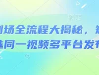 河马剧场爆款短剧实操课：揭秘同一视频多平台发布秘籍
