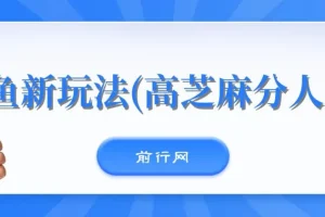 闲鱼新玩法：高芝麻分人脉0投入0门槛课程