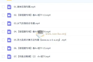 2024 – 2025 初二物理刘怡 A+ 全学年课程