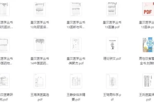 《中医电子书书单》2000 – 2100：中医爱好者必读合集