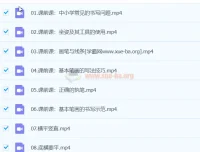 李伟书法幼小思维书写精品课