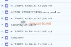 2024届初三中考数学（王杭州）A+暑假班