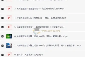 英语高效磨耳朵课程【初级 – 高级】