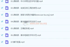 李伟书法幼小思维书写精品课