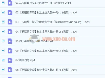 2024届初三中考数学（王杭州）A+暑假班