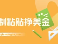 复制粘贴挣美金内部教程：0门槛3分钟学会