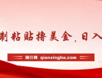 AI复制粘贴撸美金项目：小白易上手，日入可达400刀