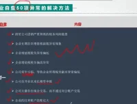 金税系统50个税务预警指标解析与风险防范